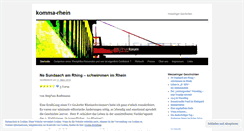 Desktop Screenshot of kommarhein.wordpress.com
