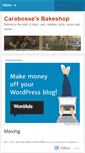 Mobile Screenshot of carabossesbakeshop.wordpress.com