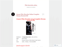 Tablet Screenshot of genzenfilm.wordpress.com