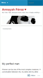 Mobile Screenshot of annayahferoz.wordpress.com
