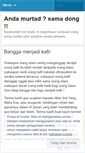 Mobile Screenshot of murtad.wordpress.com