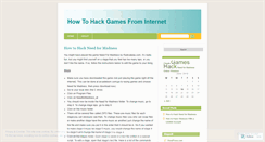 Desktop Screenshot of gamehackers.wordpress.com