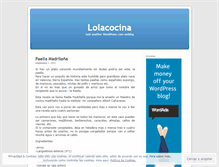 Tablet Screenshot of lolacocina.wordpress.com