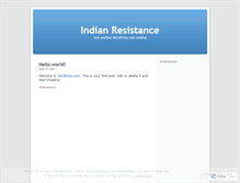 Tablet Screenshot of indianresistance.wordpress.com