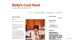 Desktop Screenshot of bettyscooknook.wordpress.com