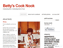 Tablet Screenshot of bettyscooknook.wordpress.com