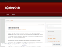 Tablet Screenshot of hipsterpirate.wordpress.com