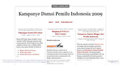 Desktop Screenshot of pemiludamai2009.wordpress.com