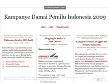 Tablet Screenshot of pemiludamai2009.wordpress.com