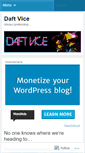 Mobile Screenshot of daftvice.wordpress.com