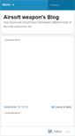 Mobile Screenshot of airsoftweapon.wordpress.com