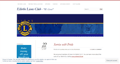 Desktop Screenshot of ellerbelionsclub.wordpress.com