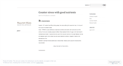 Desktop Screenshot of healthyzwayz.wordpress.com