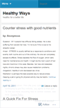 Mobile Screenshot of healthyzwayz.wordpress.com