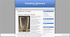 Desktop Screenshot of kotodamaglassware.wordpress.com