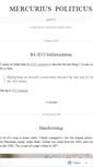 Mobile Screenshot of mercuriuspoliticus.wordpress.com