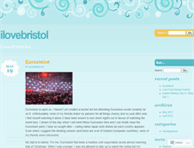 Tablet Screenshot of ilovebristol.wordpress.com