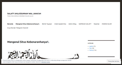 Desktop Screenshot of kebenaranhanya1.wordpress.com