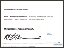 Tablet Screenshot of kebenaranhanya1.wordpress.com