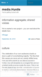 Mobile Screenshot of mediahustle.wordpress.com