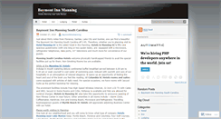 Desktop Screenshot of baymontinnmanning.wordpress.com