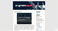 Desktop Screenshot of aplusgreenblog.wordpress.com
