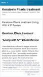 Mobile Screenshot of keratosispilaristreatment1.wordpress.com