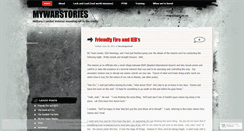 Desktop Screenshot of mywarstories.wordpress.com