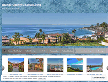 Tablet Screenshot of orangecountycoastalliving.wordpress.com
