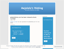 Tablet Screenshot of majelelo.wordpress.com