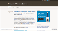 Desktop Screenshot of mieszkaniabemowo.wordpress.com