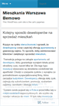 Mobile Screenshot of mieszkaniabemowo.wordpress.com