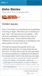 Mobile Screenshot of oshostories.wordpress.com