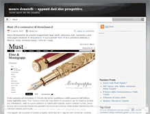 Tablet Screenshot of maurodonatelli.wordpress.com
