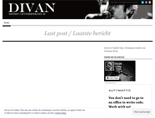 Tablet Screenshot of divanmusic.wordpress.com