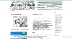 Desktop Screenshot of negativeidlst.wordpress.com