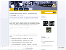 Tablet Screenshot of biciurbana.wordpress.com