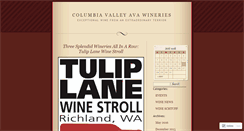 Desktop Screenshot of columbiavalleywineries.wordpress.com