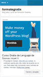 Mobile Screenshot of formategratis.wordpress.com