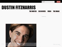 Tablet Screenshot of dustinfitzharris.wordpress.com