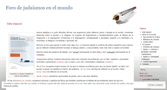 Desktop Screenshot of judaismosenelmundo.wordpress.com