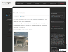 Tablet Screenshot of conzdegato.wordpress.com