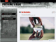 Tablet Screenshot of poeticmc.wordpress.com