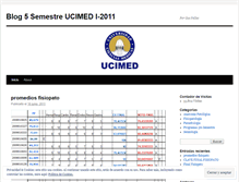 Tablet Screenshot of 5semestreucimed2011.wordpress.com