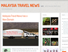 Tablet Screenshot of malaysiatravelnews.wordpress.com