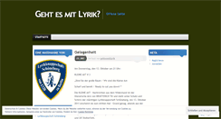 Desktop Screenshot of gehtesmitlyrik.wordpress.com