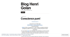 Desktop Screenshot of golan1.wordpress.com