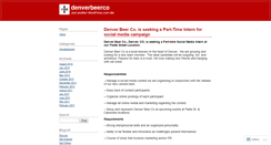 Desktop Screenshot of denverbeerco.wordpress.com