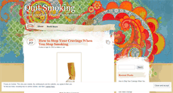 Desktop Screenshot of letusquitsmoking.wordpress.com