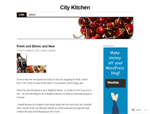 Tablet Screenshot of citykitchen.wordpress.com